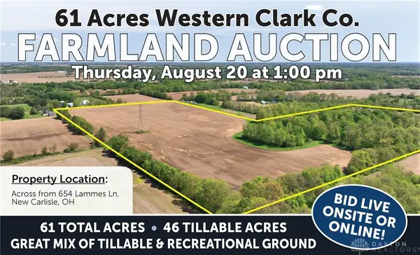 61 Acres Lammes Lane, Bethel Twp, OH 45344
