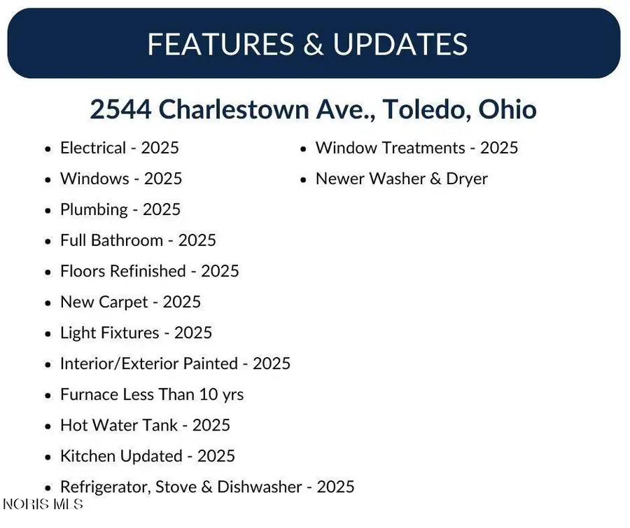 2544 Charlestown Avenue, Toledo, OH 43613 - #3