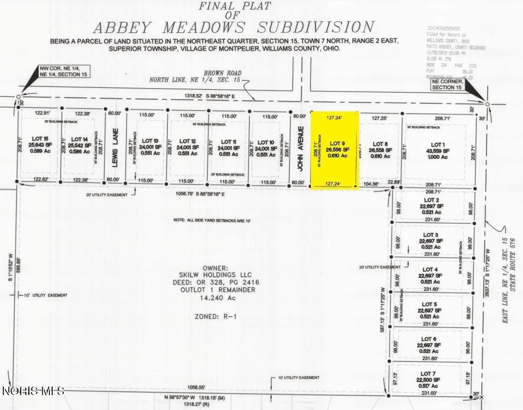 640 W Brown Road, Montpelier, OH 43543 - #1