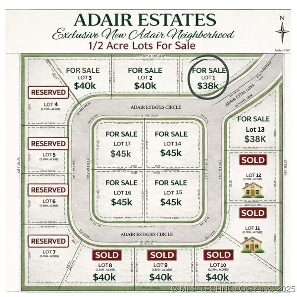 538 SE Adair Estates Circle, Adair, OK 74330