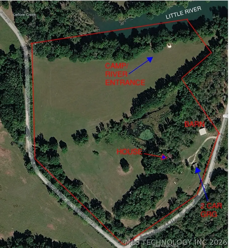 444731 E 1739 Road E, Nashoba, OK 74558 - #1