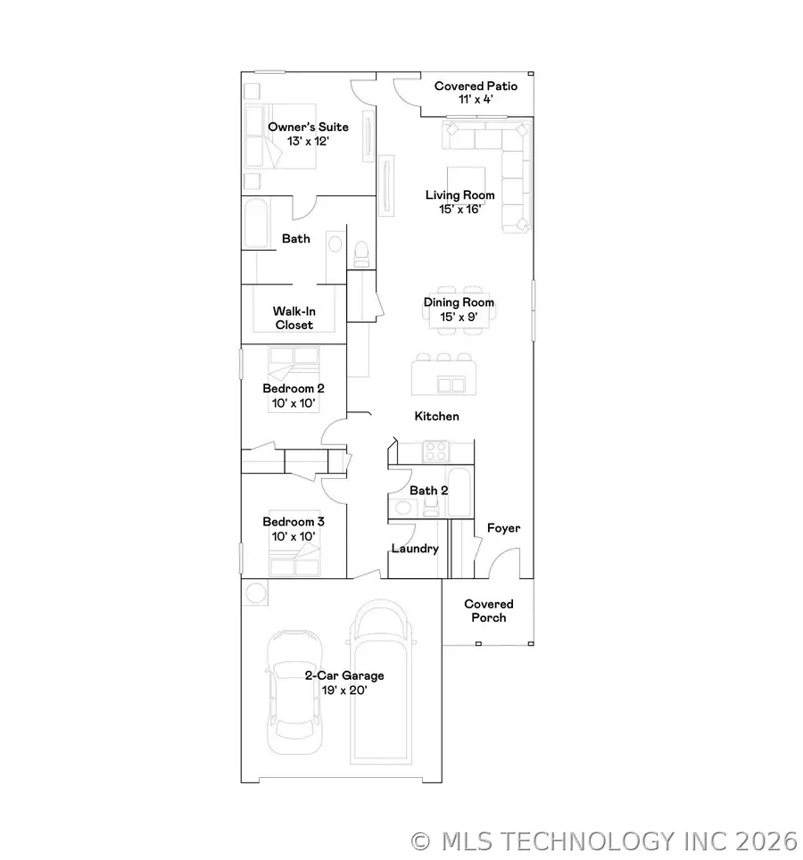 20538 Meadow Street, Kellyville, OK 74039 - #2