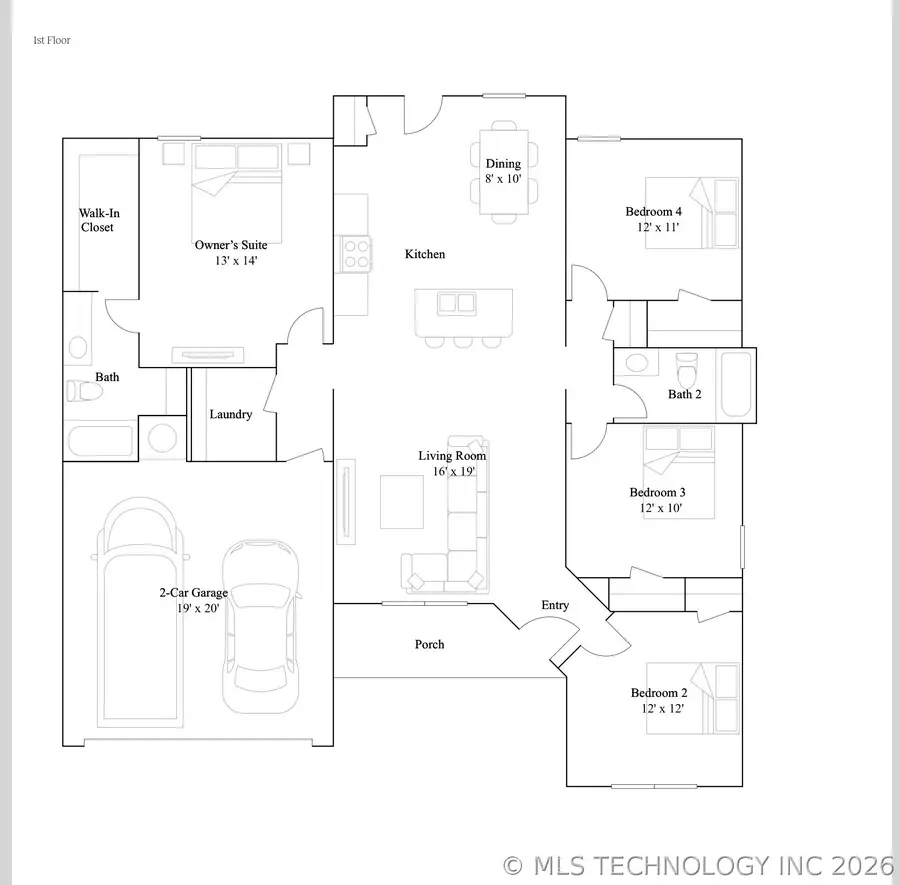 2907 S 16th Place, Broken Arrow, OK 74012 - #2