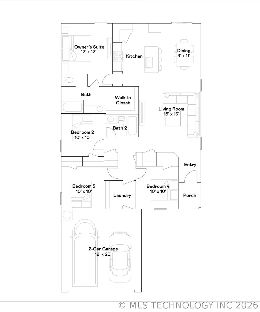 11762 S 279th East Avenue, Coweta, OK 74429 - #2
