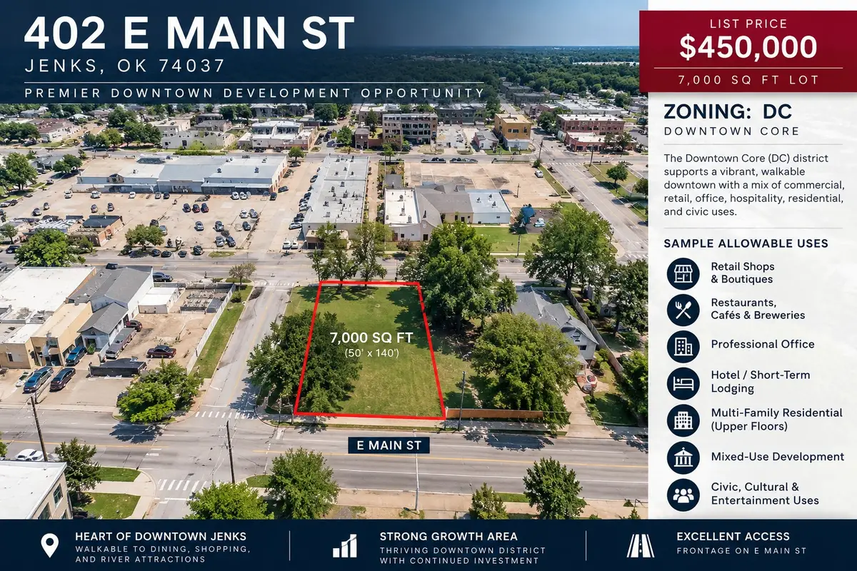 402 Main Street, Jenks, OK 74037 - #1