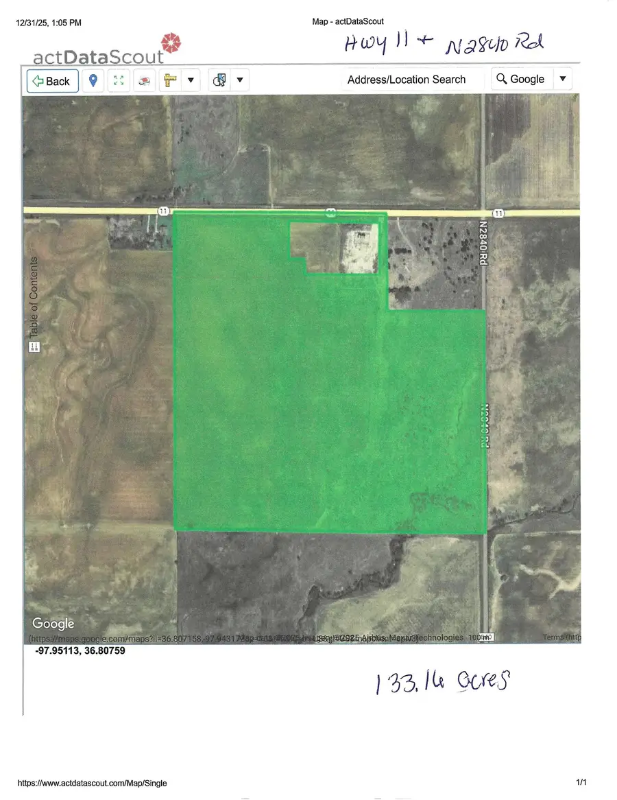 00000000 HWY 11 and Trenton Rd, Medford, OK 73759 - Image #2