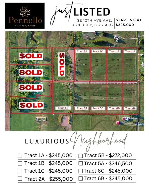 854 Wild Flower (tract 5b) Way, Goldsby, OK 73093
