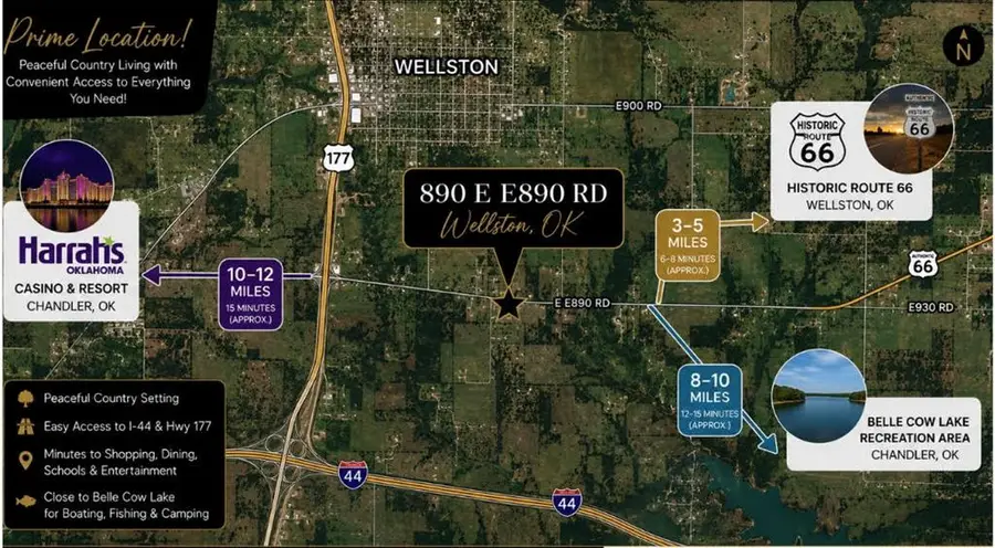 890 E E 890 Rd, Wellston, Ok 74881 Road, Wellston, OK 74881 - #2