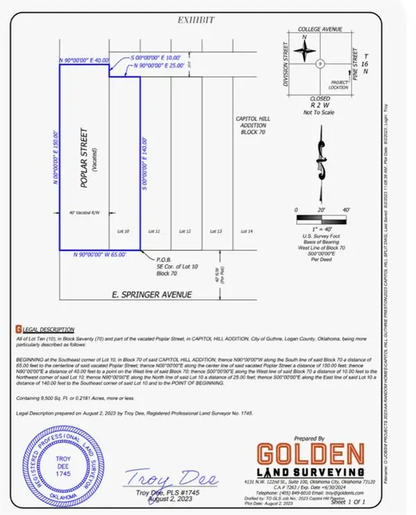 1416 E Springer Avenue, Guthrie, OK 73044