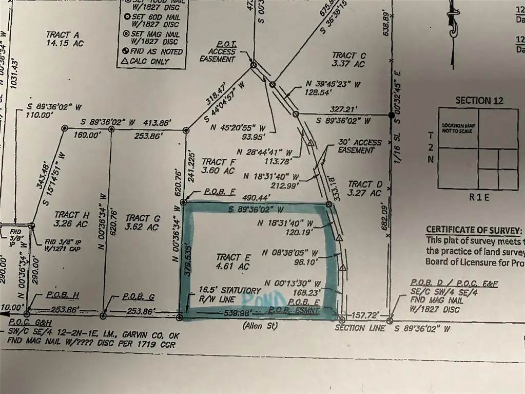 1630 E County Road Road #Tract E, Wynnewood, OK 73098 - Image #1