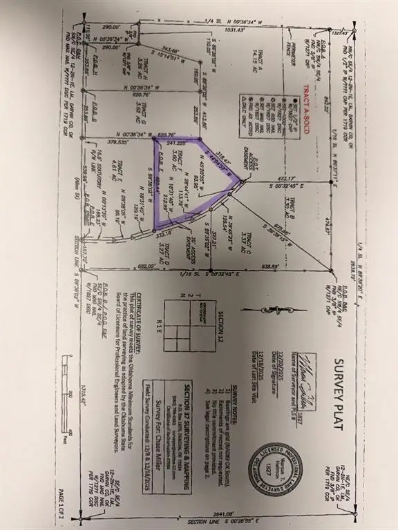 1630 E County Road Road #Tract F, Wynnewood, OK 73098 - #3