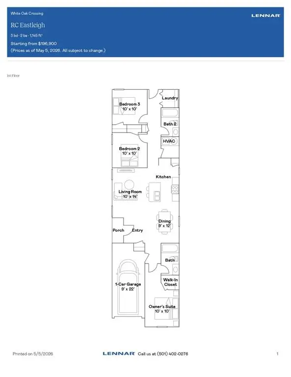 3620 Maggie Road, Mustang, OK 73064 - #2