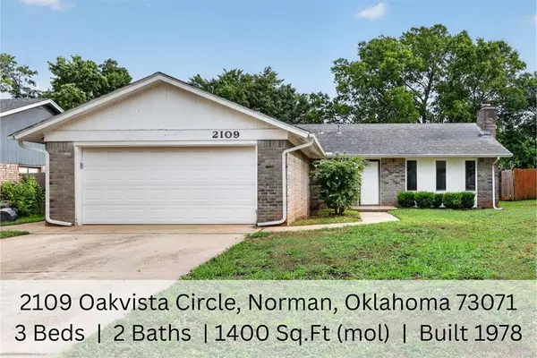2109 Oakvista Circle, Norman, OK 73071