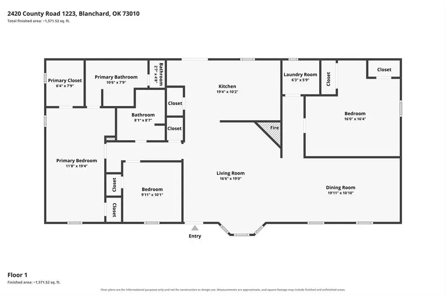 2420 County Road 1223, Blanchard, OK 73010 - #3