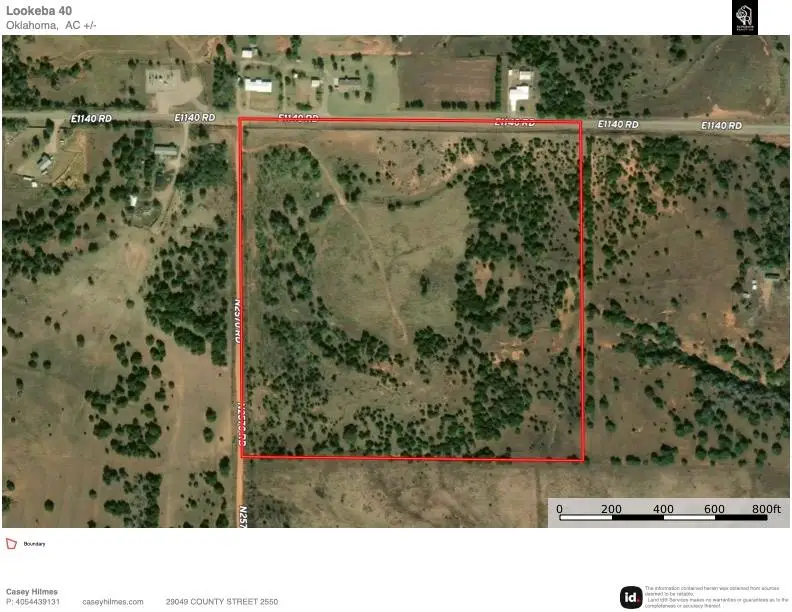E 1140 Road, Lookeba, OK 73053 - #1