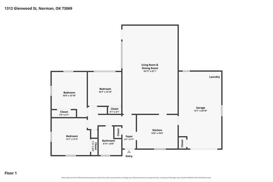 1312 Glenwood Street, Norman, OK 73069 - #3