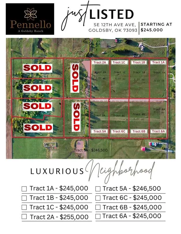 1162 Wild Flower (tract 6a) Way, Goldsby, OK 73093