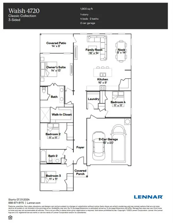 1904 Ponderosa Pine Lane, Oklahoma City, OK 73128 - #2