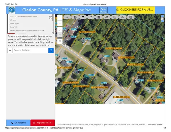 00 State Route 322, Shippenville, PA 16254