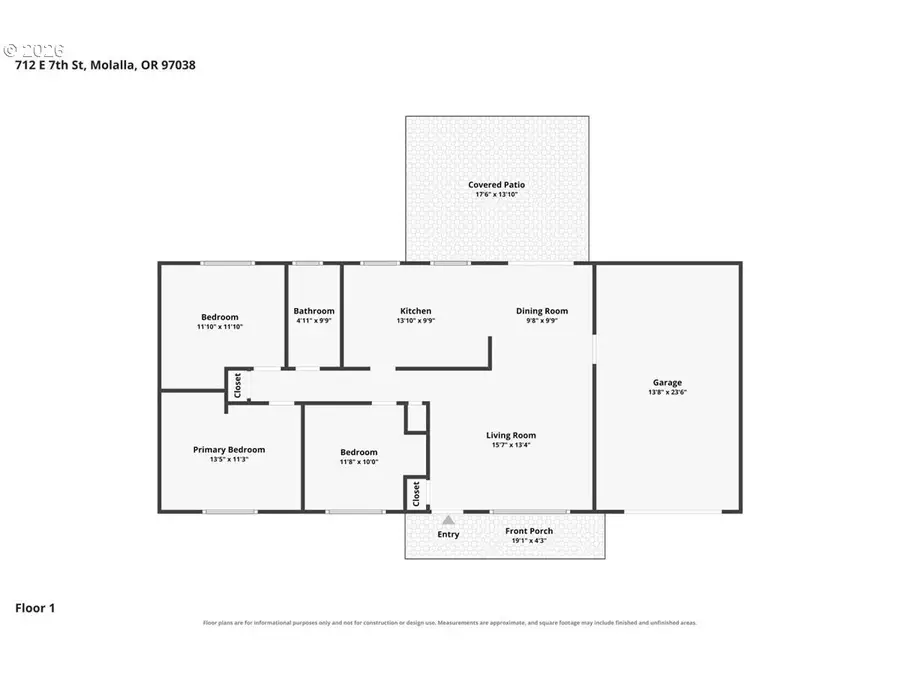 712 E 7th St, Molalla, OR 97038 - #3