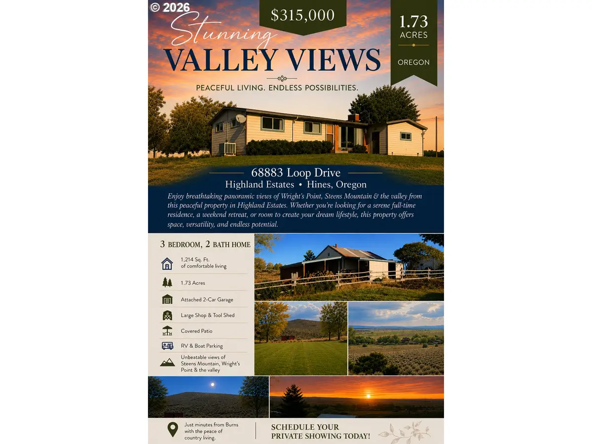 68883 Loop Dr, Hines, OR 97738 - #1