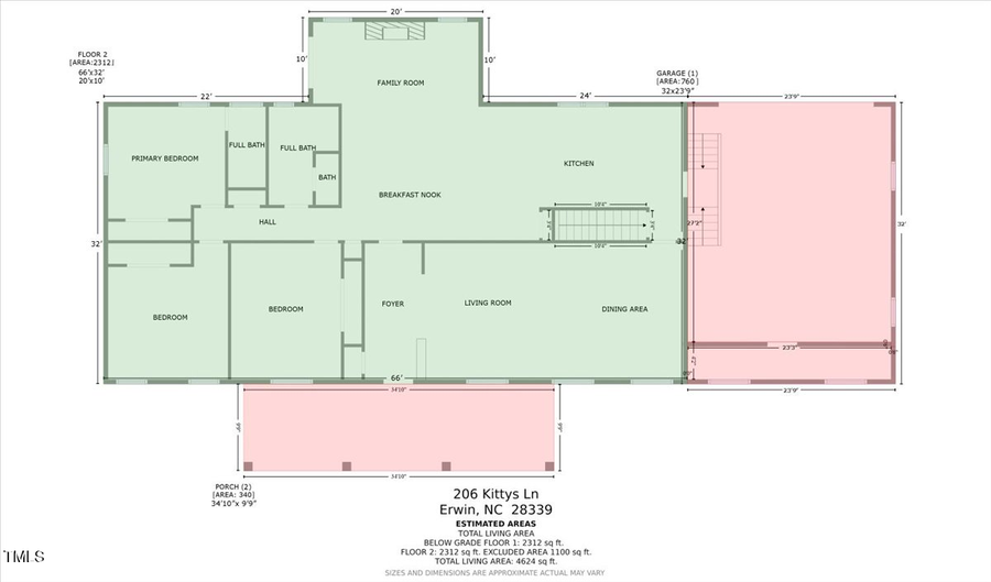 206 Kittys Lane, Erwin, NC 28339 - Image #2