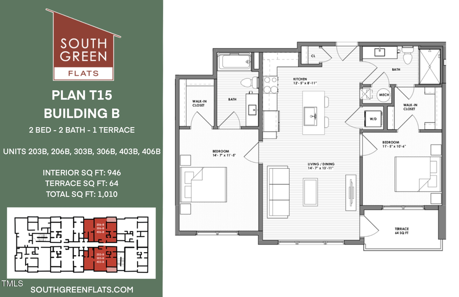 130 Two Hills Drive #403b, Carrboro, NC 27510 - Image #2