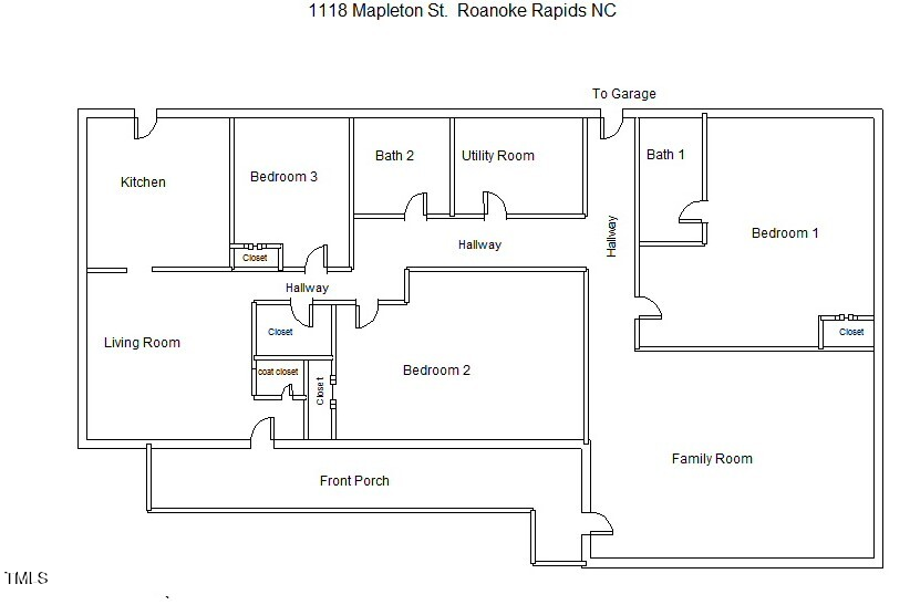 1118 Mapleton Street, Roanoke Rapids, NC 27870 - Image #2
