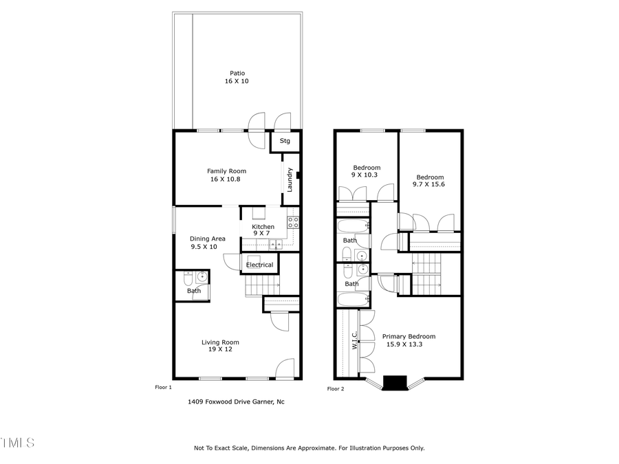 1409 Foxwood Drive, Garner, NC 27529 - Image #2