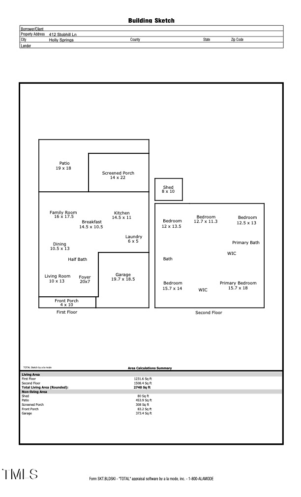 412 Stobhill Lane, Holly Springs, NC 27540 - Image #2