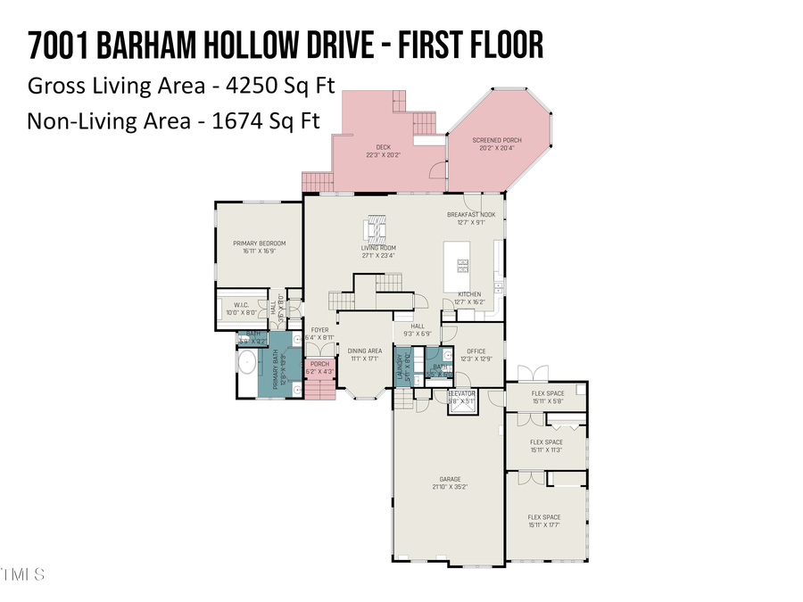 7001 Barham Hollow Drive, Wake Forest, NC 27587 - #2