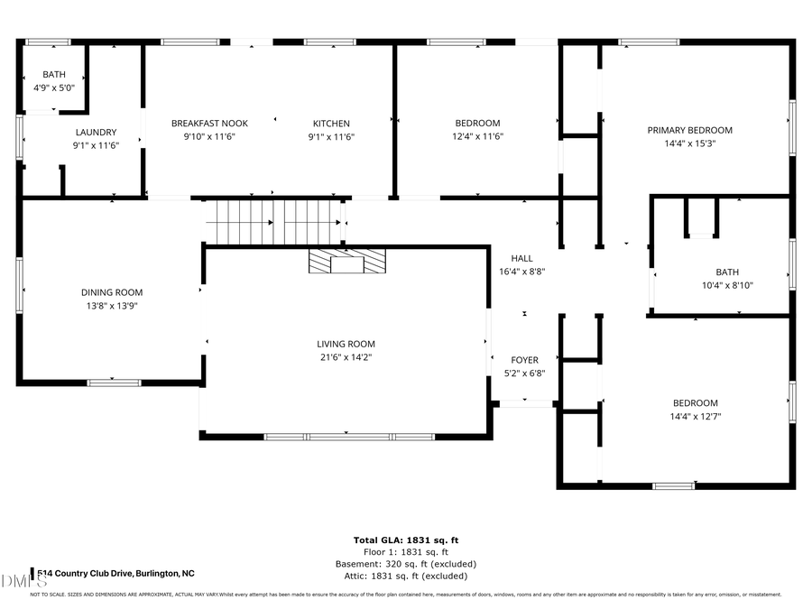 514 Country Club Drive, Burlington, NC 27215 - #2