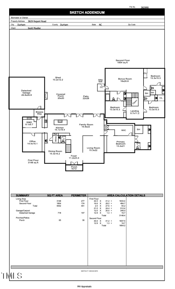 3829 Regent Road, Durham, NC 27707 - Image #2