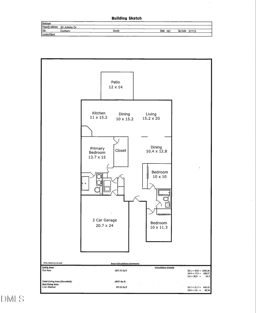 33 Juliette Drive, Durham, NC 27713 - Image #2