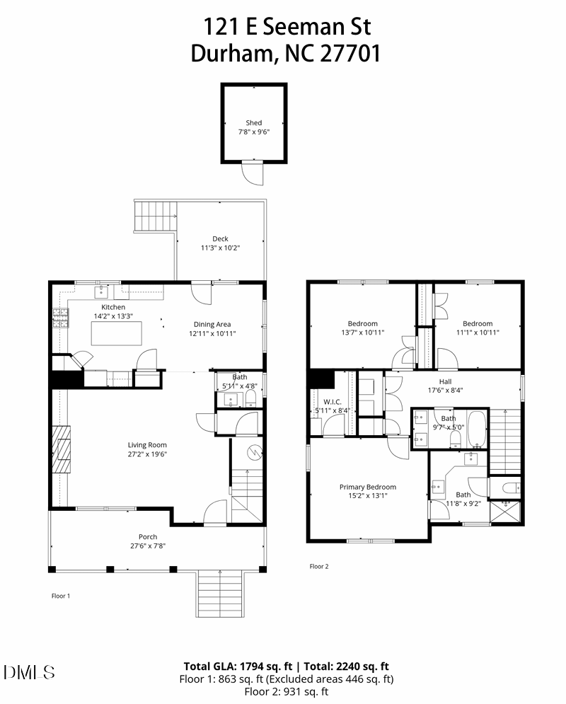 121 E Seeman Street, Durham, NC 27701 - Image #2