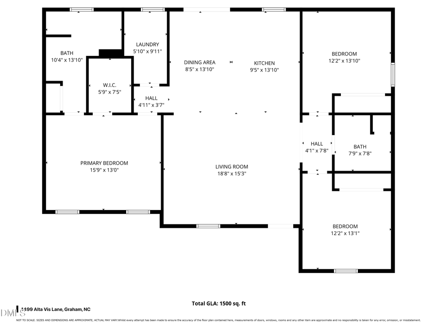 1499 Alta Vista Lane, Graham, NC 27253 - #2