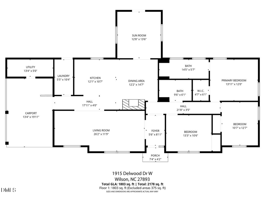 1915 Delwood Drive W, Wilson, NC 27893 - Image #2