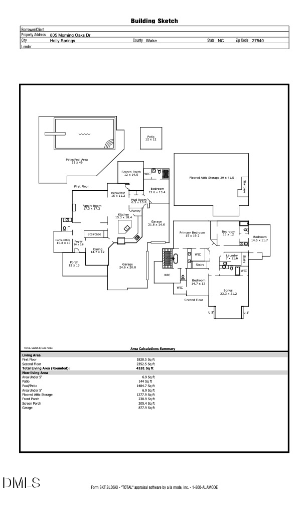 805 Morning Oaks Drive, Holly Springs, NC 27540 - Image #2