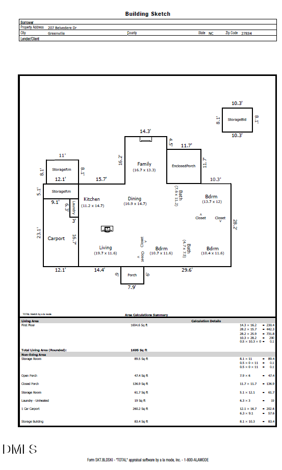 207 Belvedere Drive, Greenville, NC 27834 - #2