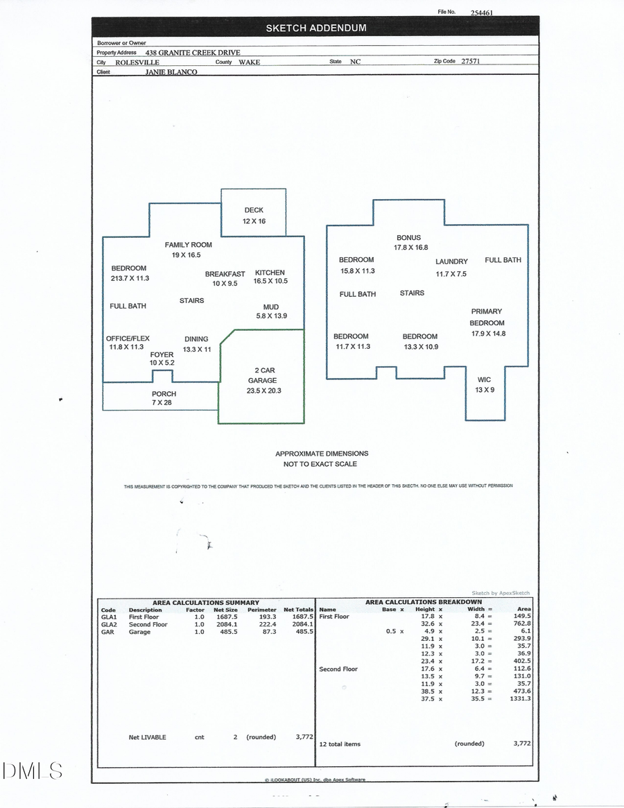 438 Granite Creek Drive, Rolesville, NC 27571 - Image #2