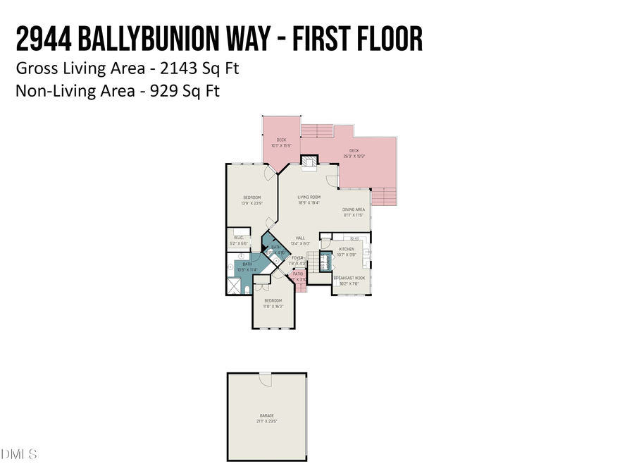 2944 Ballybunion Way, Raleigh, NC 27613 - #2