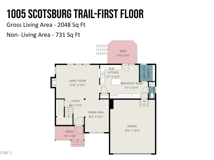1005 Scotsburg Trail, Hillsborough, NC 27278 - Image #2