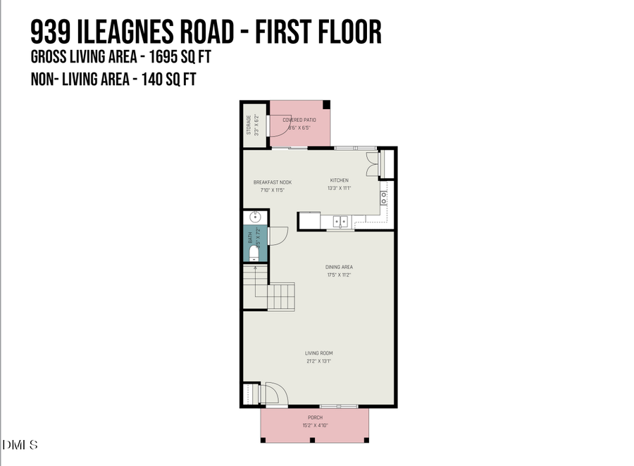 939 Ileagnes Road, Raleigh, NC 27603 - #2