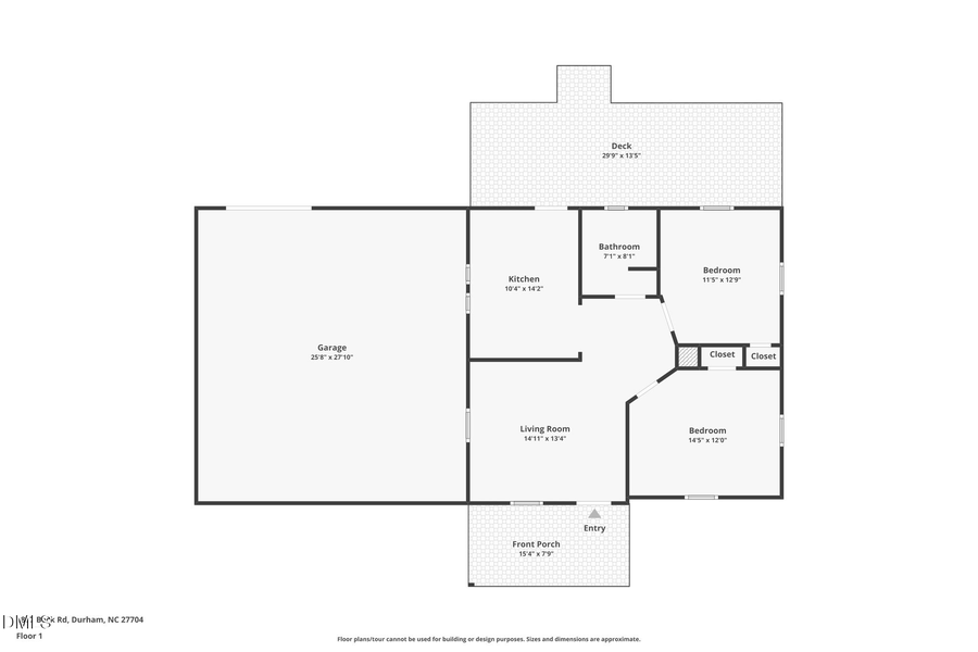 2807 Beck Road, Durham, NC 27704 - #2