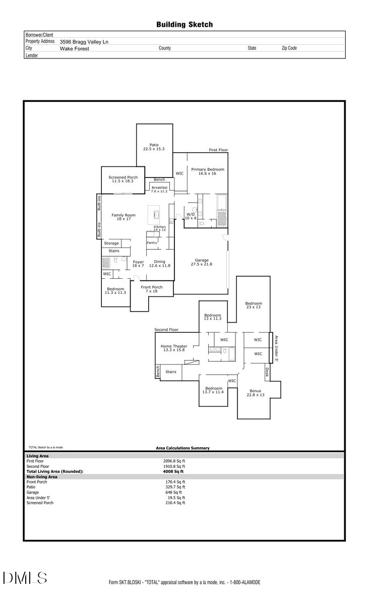 3596 Bragg Valley Lane, Wake Forest, NC 27587 - #2