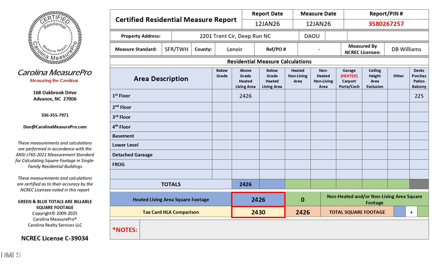 2201 Trent Circle, Deep Run, NC 28525 - Image #2