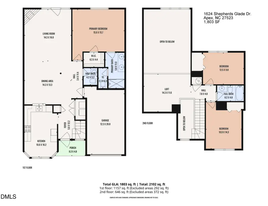 1624 Shepherds Glade Drive, Apex, NC 27523 - Image #3