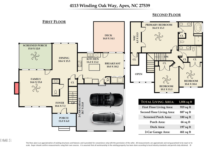 4113 Winding Oak Way, Apex, NC 27539 - Image #2