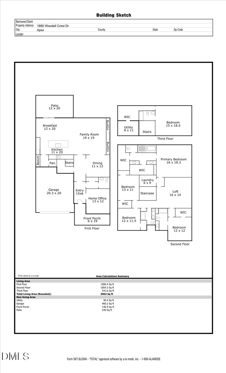 1880 Woodall Crest Drive, Apex, NC 27502 - #2