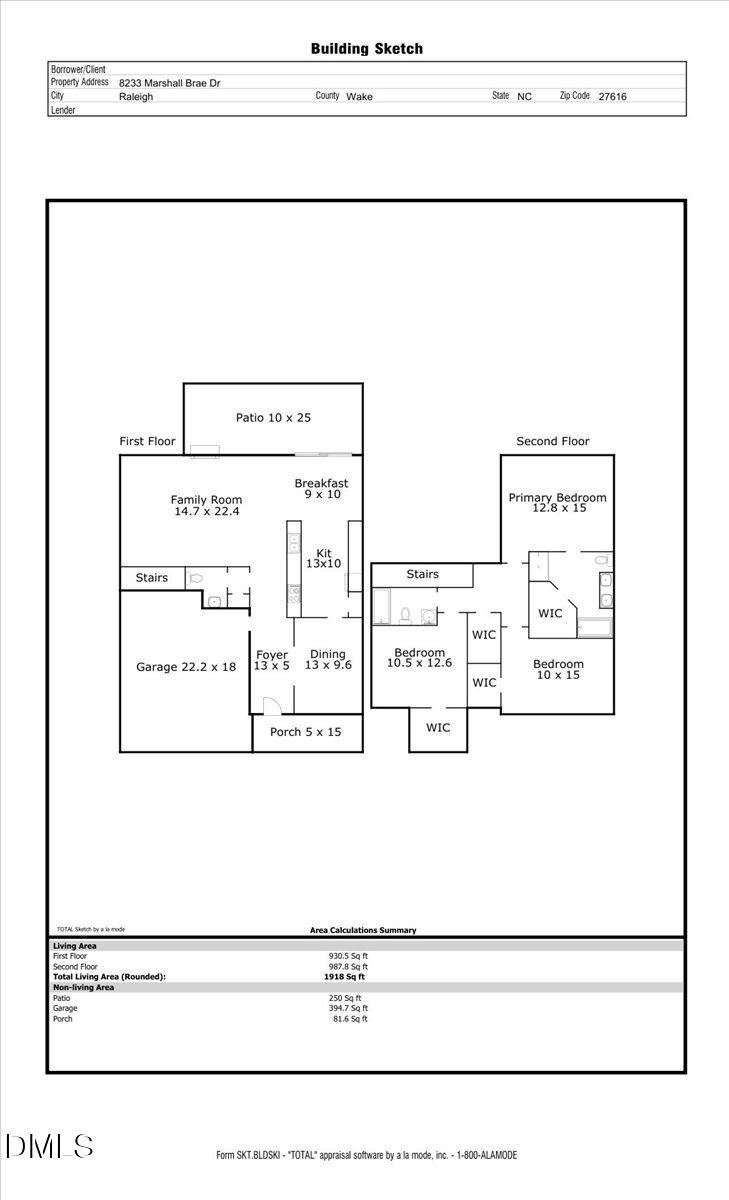 8233 Marshall Brae Drive, Raleigh, NC 27616 - #2
